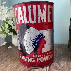 Vintage Calumet Baking Powder Large Tin