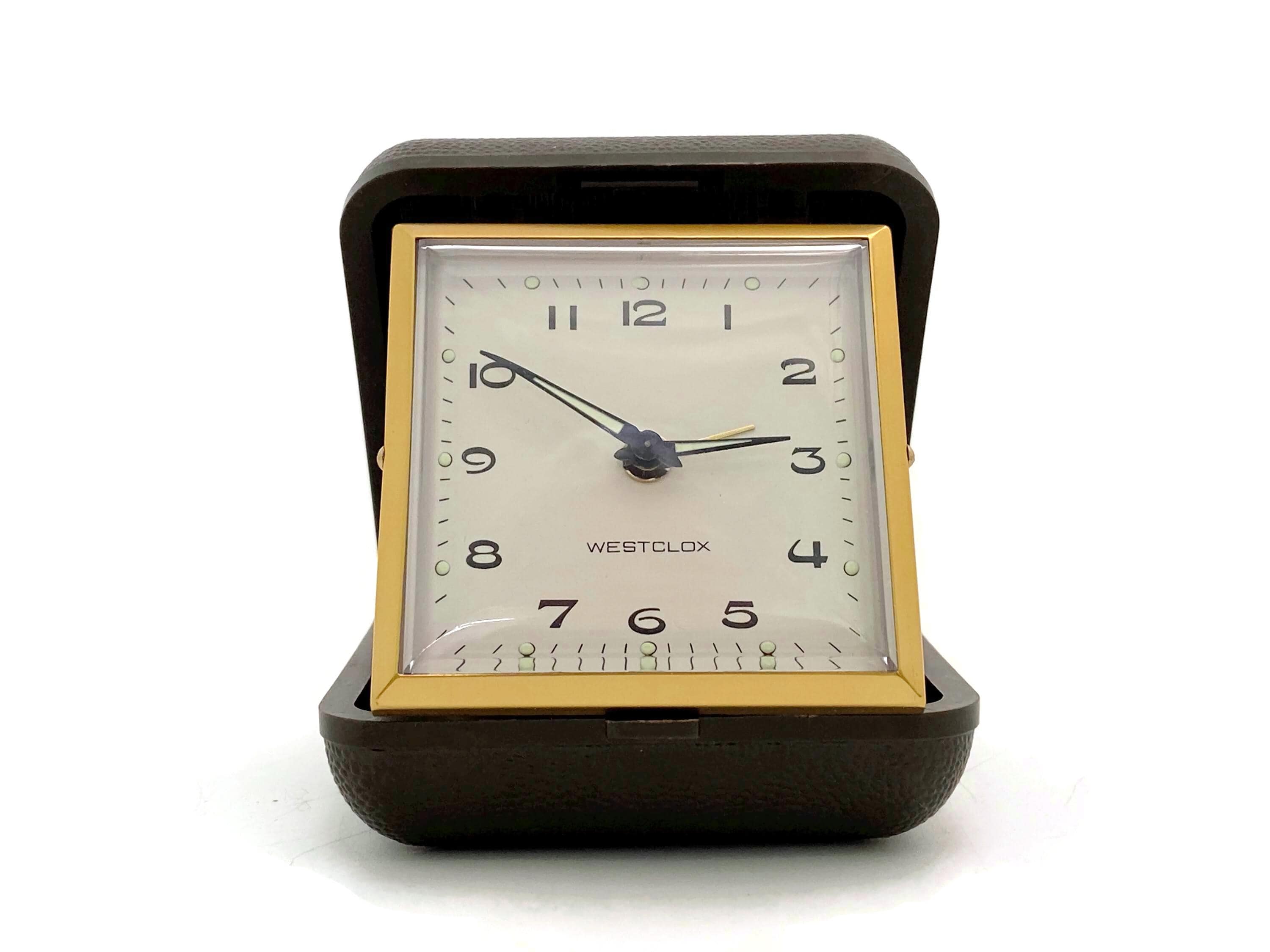 LINDEN ALARM CLOCK　目覚まし時計　置き時計　レトロ Vintage Linden Travel Alarm Clock - Etsy