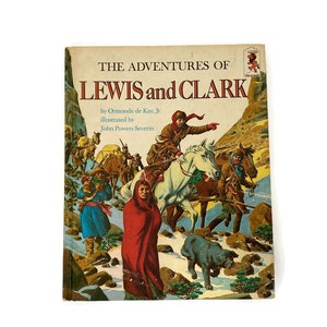 Vintage Children&#39;s Book, The Adventures of Lewis and Clark