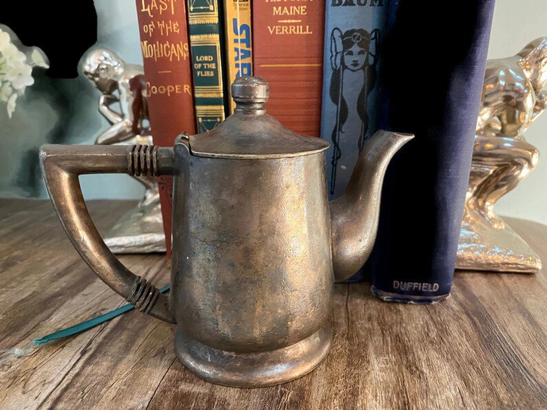 Antique Reed and Barton Silver Soldered Teapot for Sheraton Etsy