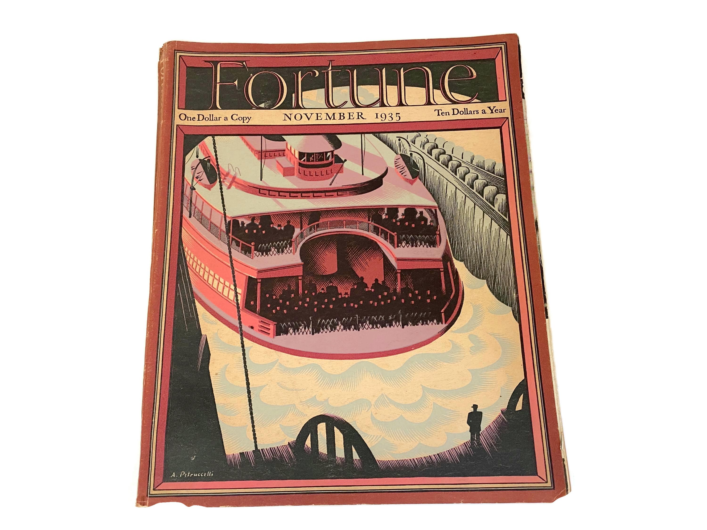 Vintage Fortune Magazine - Etsy