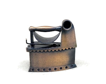 Vintage Miniature Iron Playme Cast Iron Pencil Sharpener with Original Box