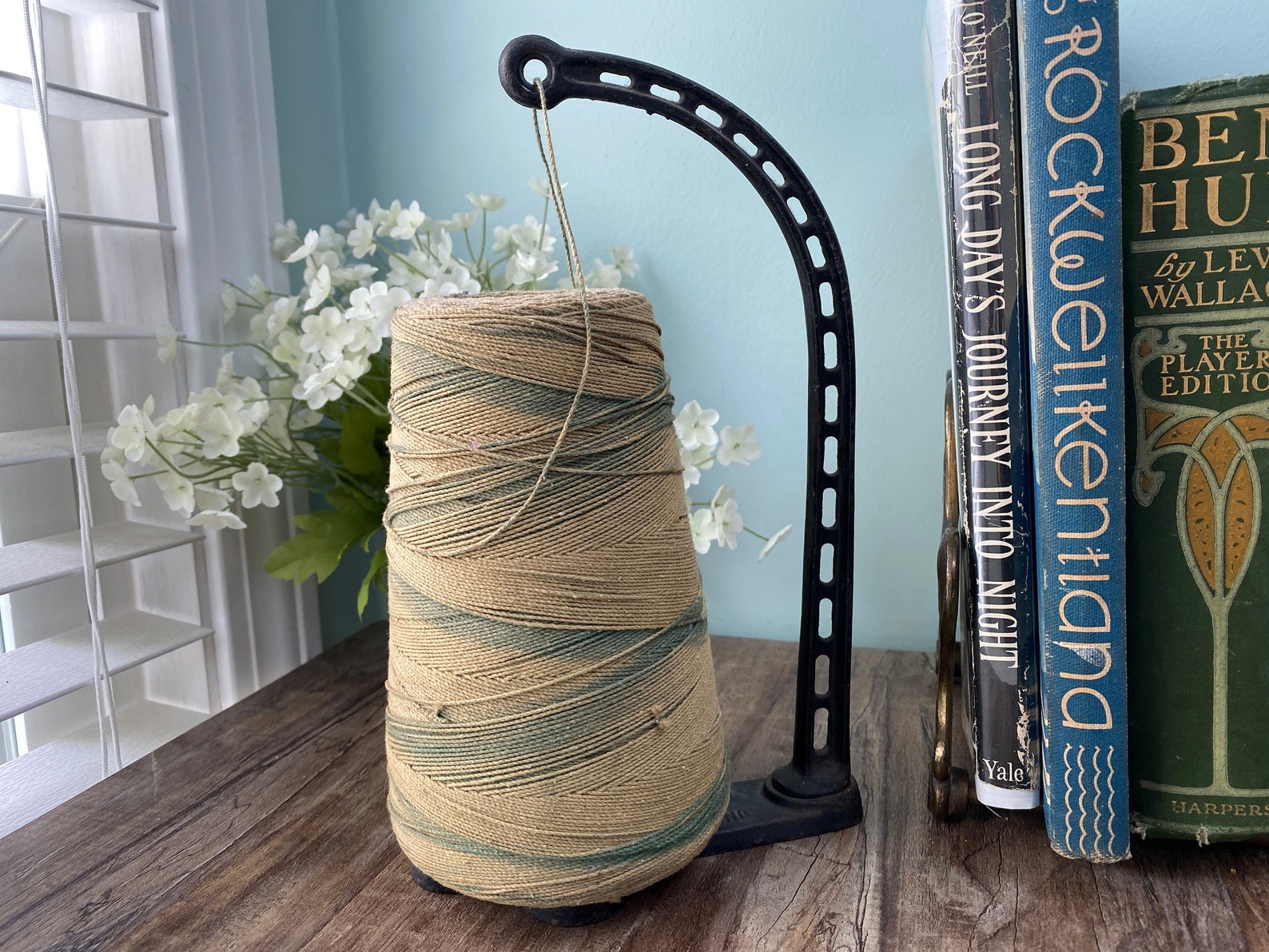 Antique Cast Iron String Holder - Etsy