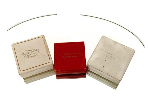Antique Jewel Boxes Boston Jewelry Store Imprints