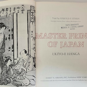 Vintage Book, Master Prints of Japan, text by Harold P. Stern; Ukiyo-E Hanga