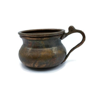 Vintage Hand Hammered Copper Pot