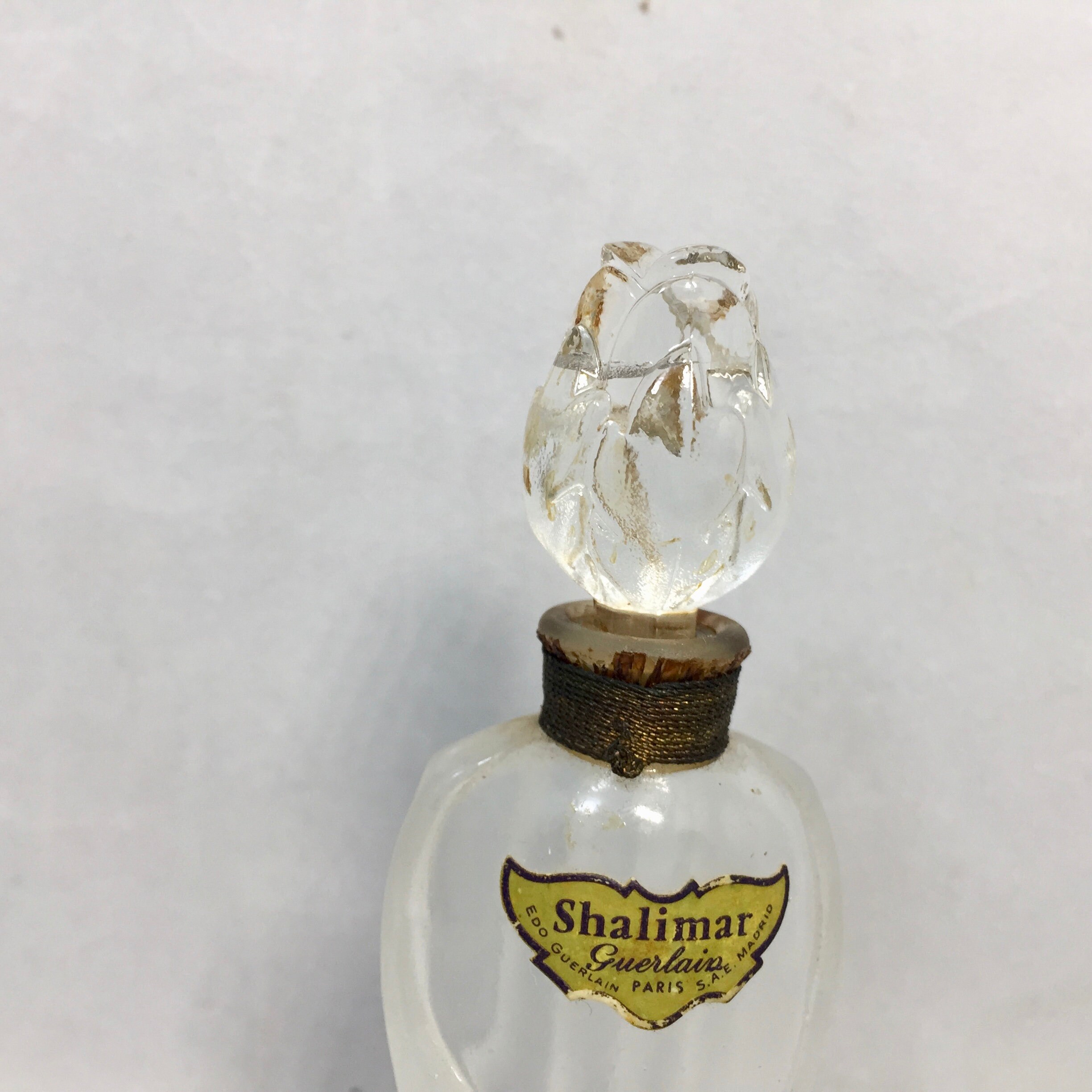 Vintage Shalimar Perfume Guerlain Paris Original Fragrance | Etsy