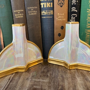 Vintage Art Deco Lusterware Vases Made in Japan