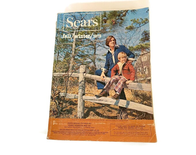 1975 Sears Roebuck Fall and Winter Catalog Etsy