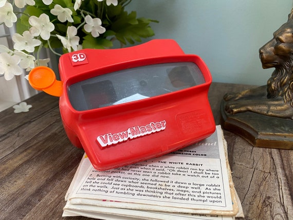 Vintage View Master, 10 Reels, 3D Photo Slide Viewer, Ephemera, Portland  Oregon, Red Viewer 