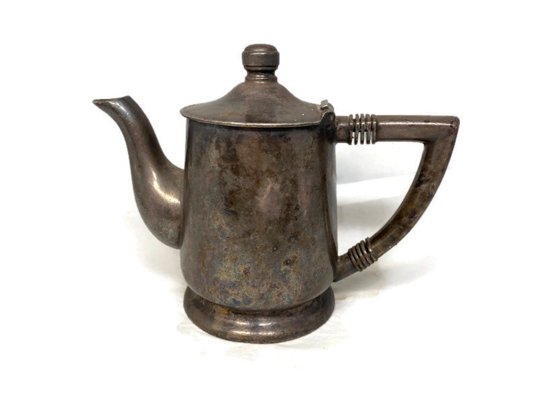 Antique Reed and Barton Silver Soldered Teapot for Sheraton Hotel Etsy