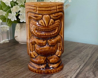 Vintage Tiki Mug Tropical Home Decor