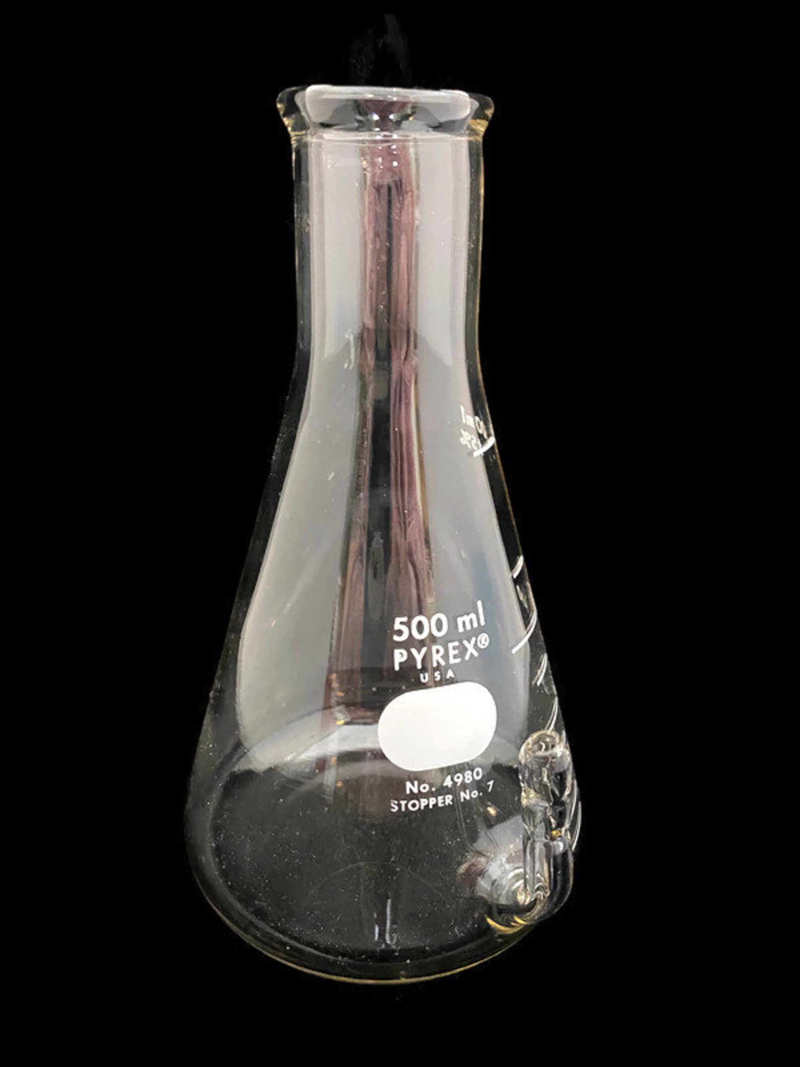 Vintage Pyrex Lab Glassware Erlenmeyer with lower protrusion Etsy