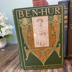 Antique Book, Ben-Hur, The Players Edition, by Lew. Wallace 1904