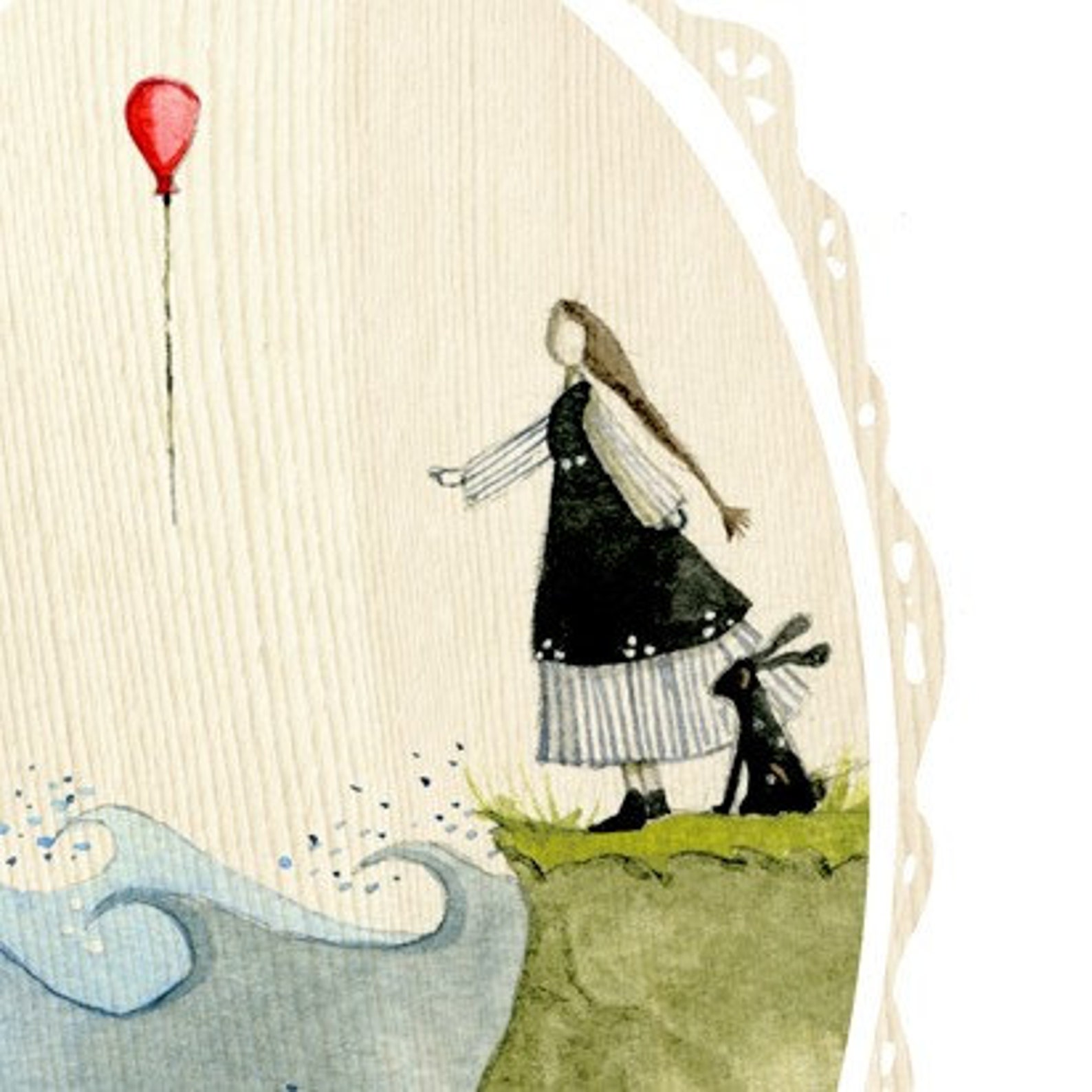 Goodbye Art Print Etsy
