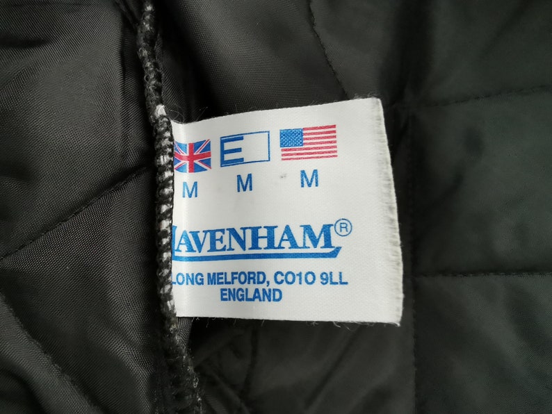 Lavenham Jacket Vintage 90s Lavenham Nylon Jacket Made In England Size S image 7