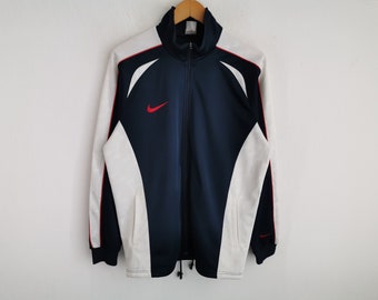 Nike Jacket Vintage 90's Nike Color Block Track Jacket Size XL