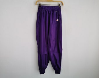 Champion Pants Size M Vintage 90's Champion Track Pants Made In Japan Waist 21-30
