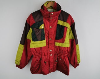 Windex Ski Jacke Vintage 90er Jahre Windex Ski Windjacke Multicolor Jacke Gr. L