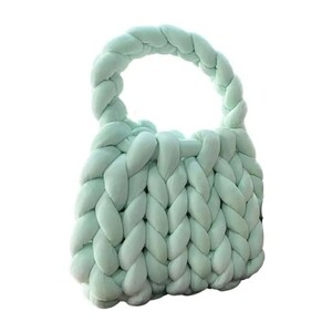 Rope Crochet Bags for Women Handmade Acrylic Underarm Clutch Bag Designer Knit Crossbody Bags for Women Woven Knit Bag Summer zdjęcie 7