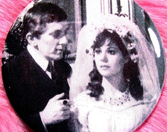 Pocket Mirror - Barnabas Collins - Josette Collins - Dark Shadows