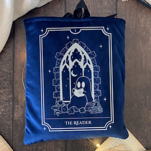 DER LESER – Blau Silber – Büchertasche