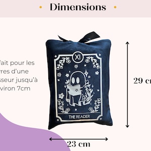 dimensions de la pochette à livre