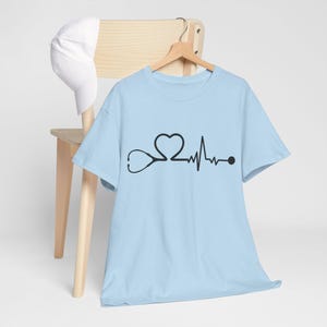 Doctor Heartbeat Stethoscope T-Shirt, Unique Gift for Healthcare Workers, Nurse Appreciation, Casual Outfit, Medical Profession Shirt