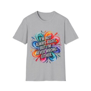 Humorvolles Unisex T-Shirt, lustiges grafisches T-Shirt für Freizeitkleidung, perfektes Geschenk für Freunde, Geburtstag oder jede Feier