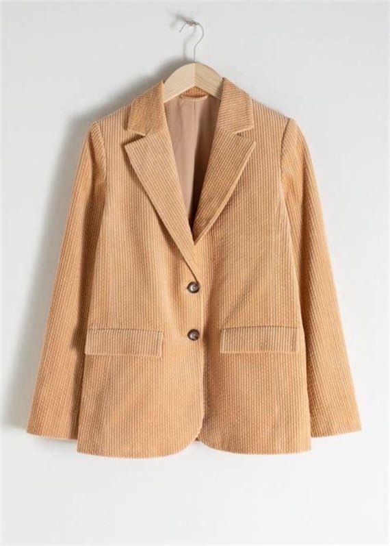 And Other Stories Corduroy Blazer, NWT