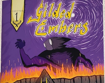 Original Comic Book Story Gilded Embers Graphic Novel