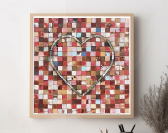 New Song In My Heart Mosaic Art Print