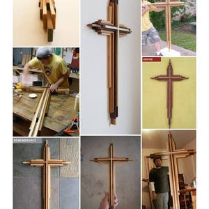 DIY Wooden Cross Plans 20-inches tall image 3