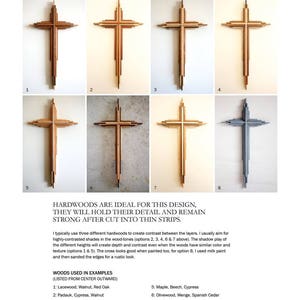 DIY Wooden Cross Plans 20-inches tall image 5
