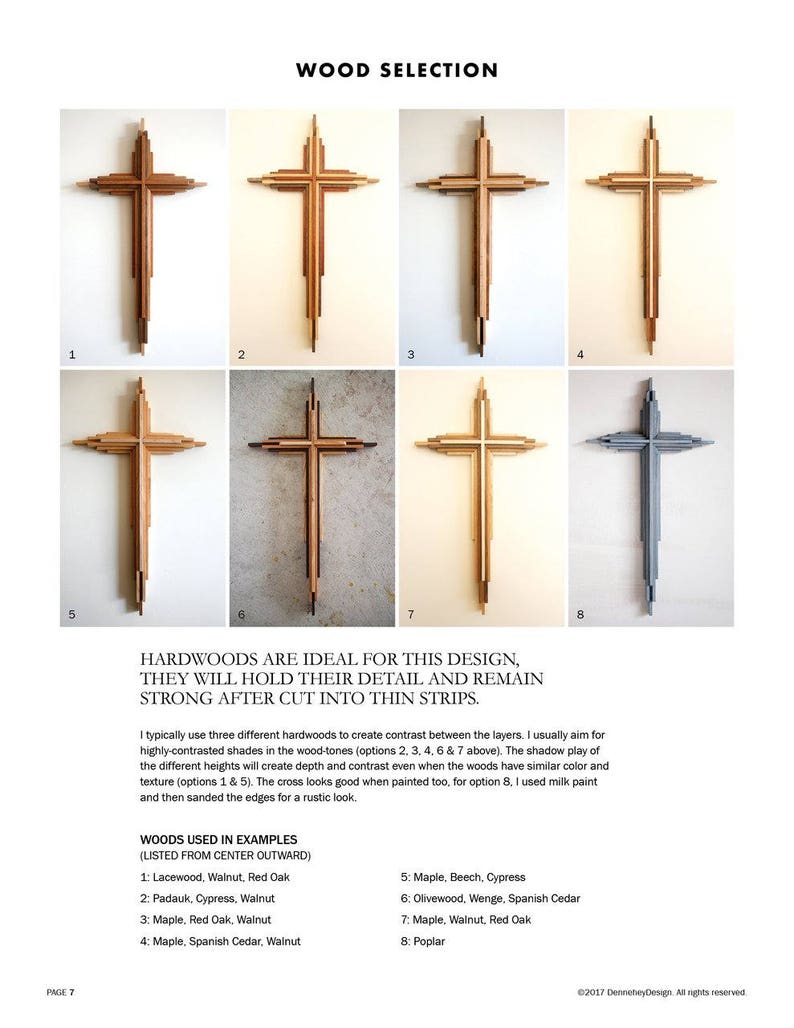 DIY Wooden Cross Plans 20-inches tall image 5