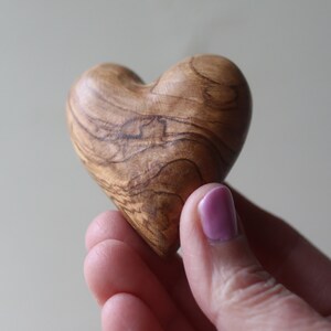 Hearts From The Holy Land Set of Three Olive Wood Hearts image 7