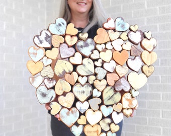 Heart of Hearts Wooden Wall Art