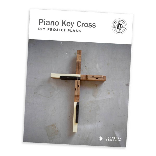 Piano Key Cross DIY Plans