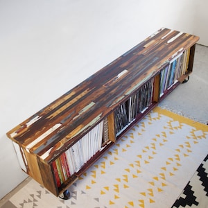 Lowboy Turntable Stand Record Player Vinyl Storage