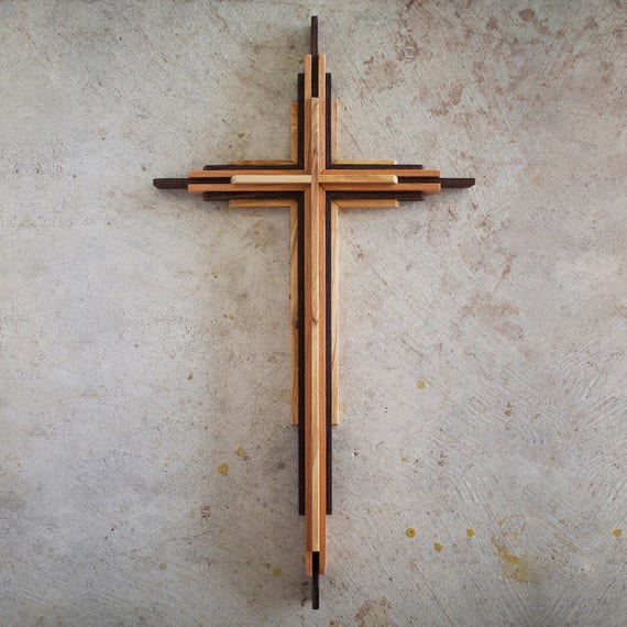 200Pcs 0.85x0.55Inch Wooden Cross Cross Wooden Crosses for Crafts