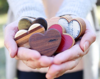 Handmade Wooden Hearts