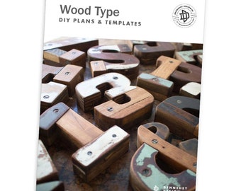 Planos y plantillas de tipos de madera de bricolaje