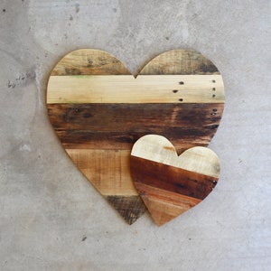Reclaimed Pallet Wood Heart