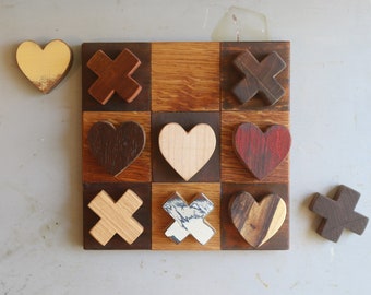 Jeu tic-tac-toe heart