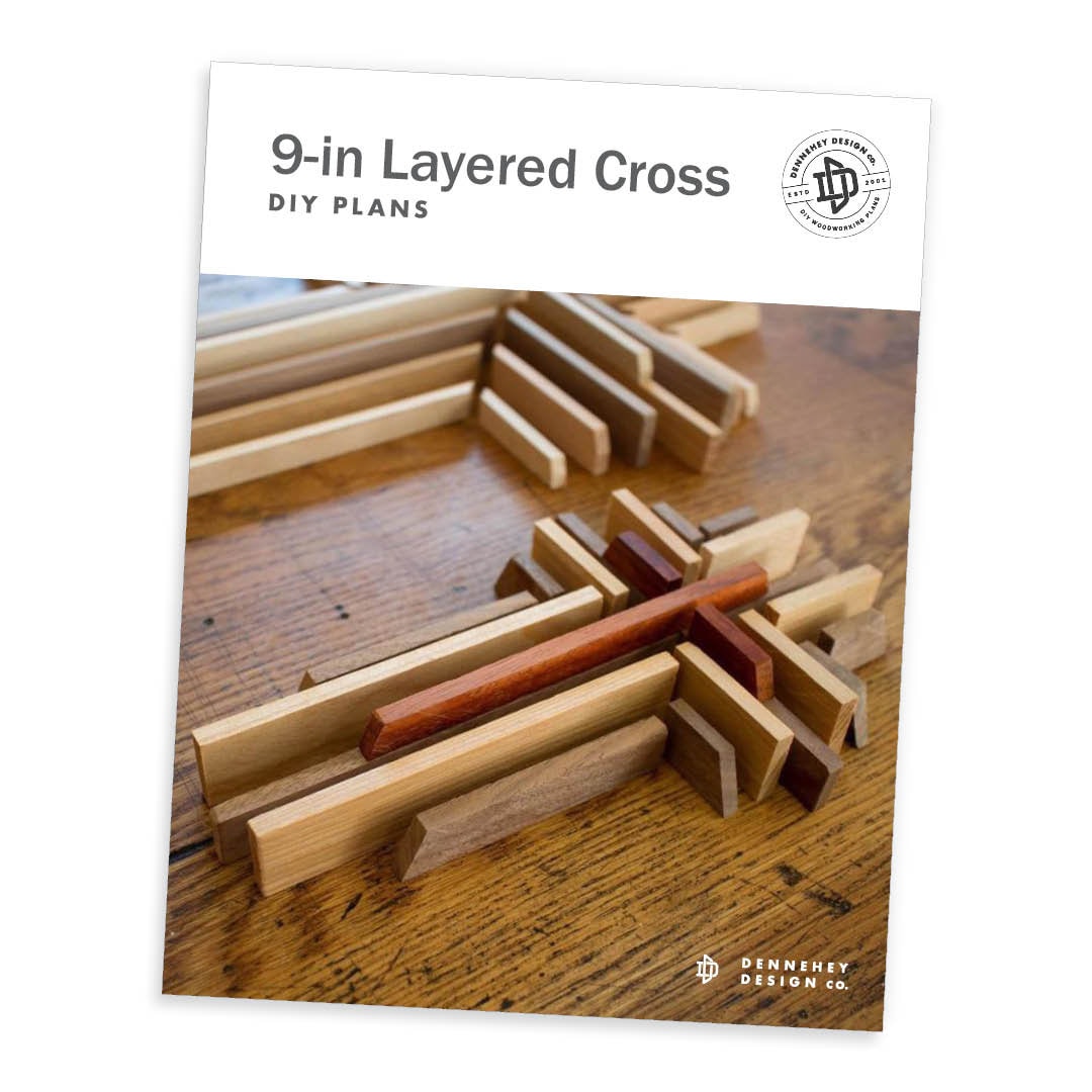 DIY 9-inch Wooden Cross Plans