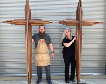 Walnut Wooden Crosses