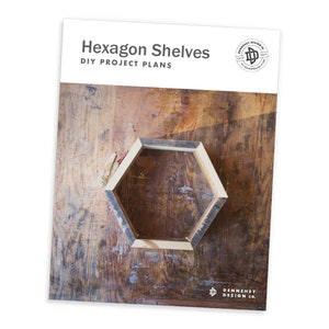 DIY Plans for Hexagon Shelves