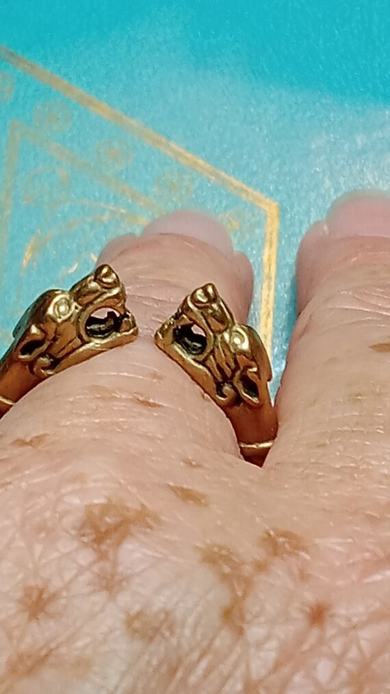 Wolf Torc Viking Ring - image 3