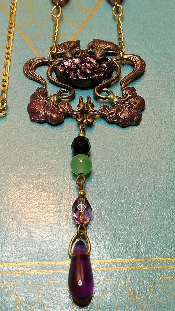 Sadie Green Art Nouveau Pendant