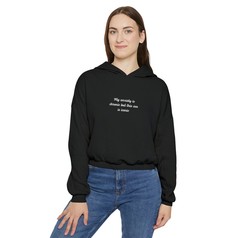 Women's Cinched Bottom Hoodie zdjęcie 5